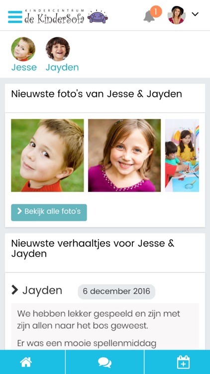 De Kindersofa ouder app