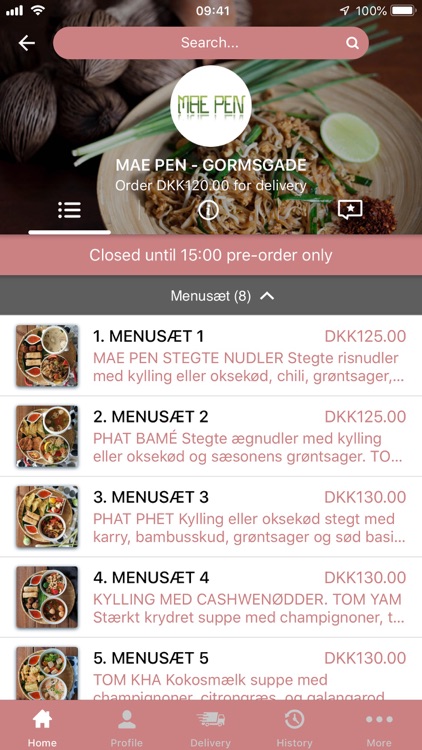 Mae Pen Thai Take Out Danmark