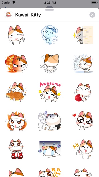 Kawaii Kitty Sticker Pack