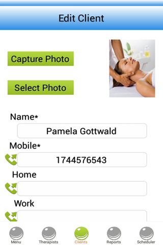 Massage Scheduling Software screenshot 3
