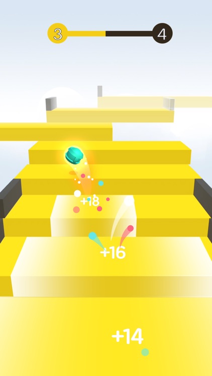 Jump Ball 3D - Colorful Stairs