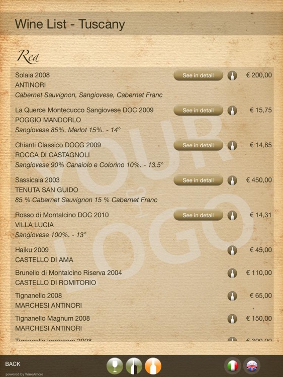 WineAmore - Digital Wine List screenshot-3