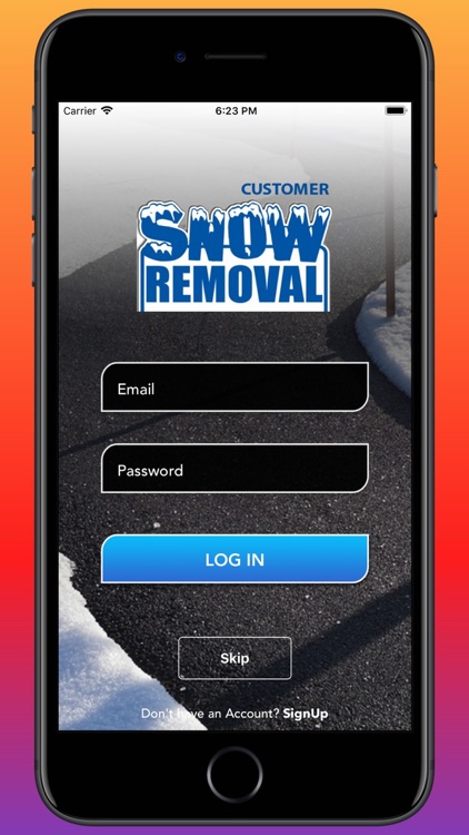 Snow Removal Customer