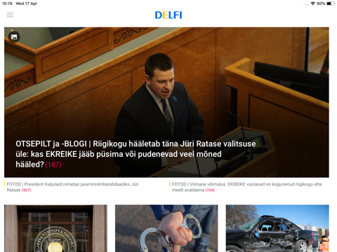 Download Delfi EE app for iPhone and iPad