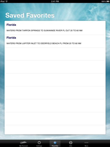 Boating Weather for iPad screenshot 4