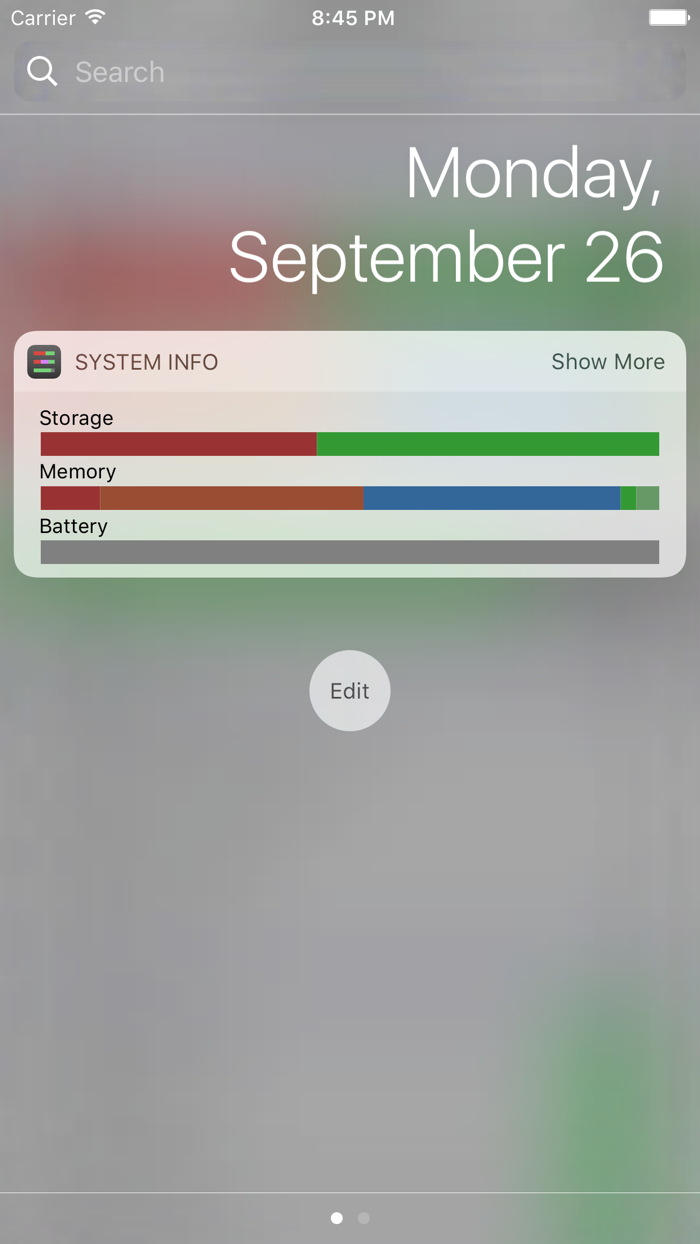 Sys Info Widget