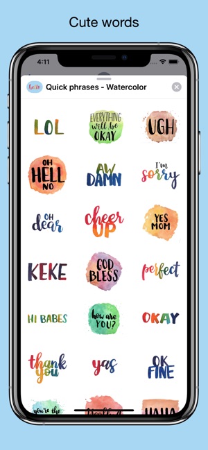 Quick words - text stickers(圖2)-速報App