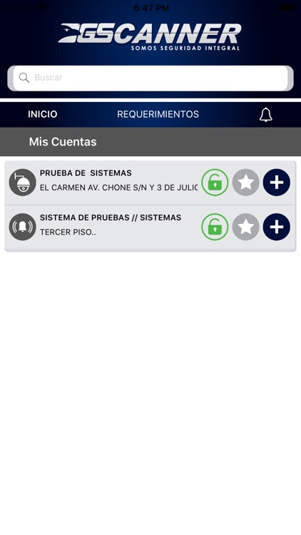 Grupo Scanner - Security App