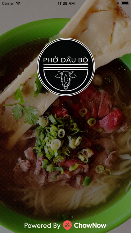 Pho Dau Bo