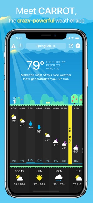 CARROT Weather(圖1)-速報App