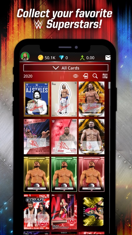 TOPPS WWE SLAM: Card Trader
