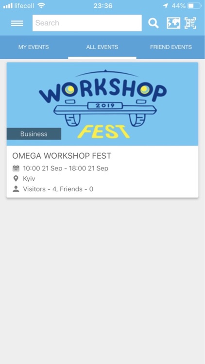 Omega WORKSHOP Fest