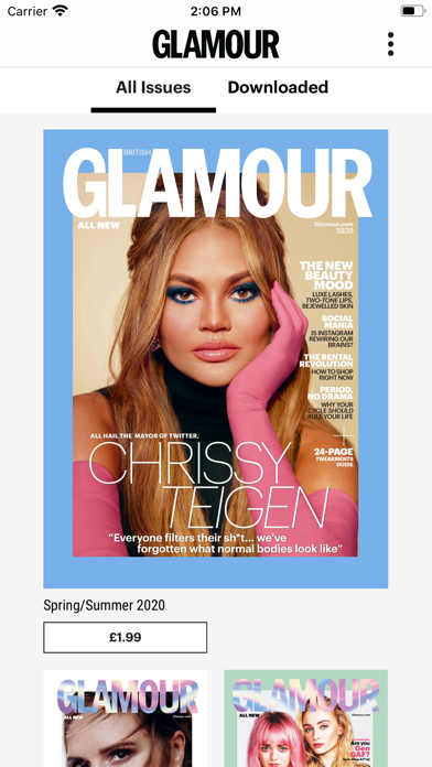 Glamour Magazine (UK) screenshot1