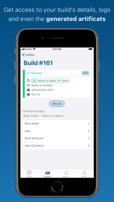 Builder - Bitrise unofficial screenshot 4