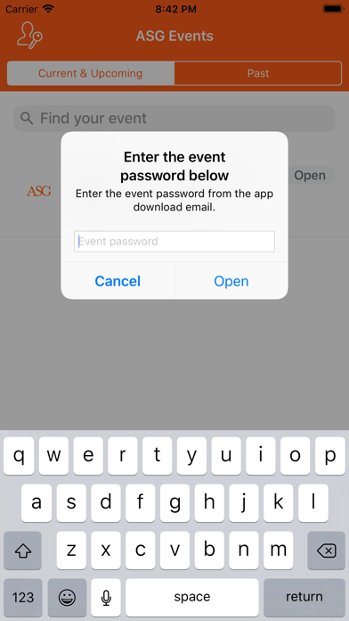 How to cancel & delete ASG Events from iphone & ipad 2