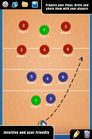 Coach Tactic Board: Volley++ - náhled