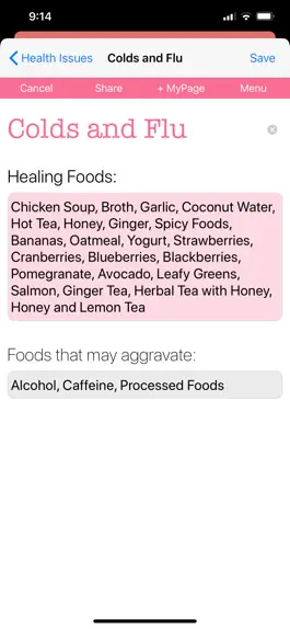 Game screenshot My Healing Foods hack