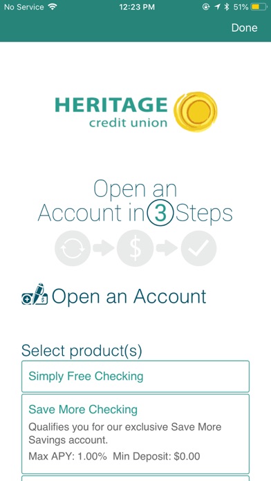 Heritage Credit Union screenshot 4