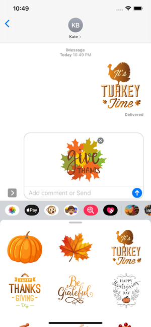 Thanksgiving Countdown Sticker(圖2)-速報App