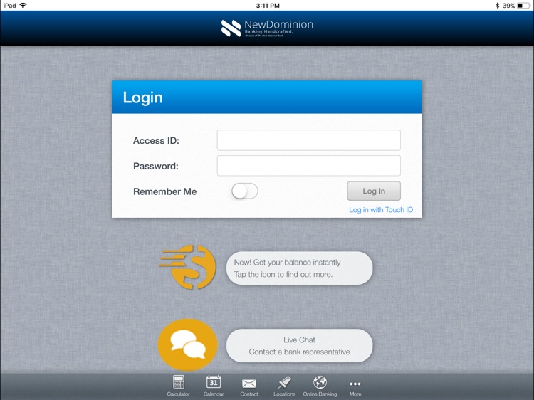 NewDominion Bank for the iPad screenshot-5