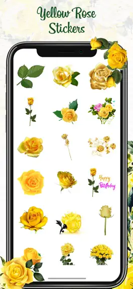 Game screenshot Yellow Rose Stickers hack