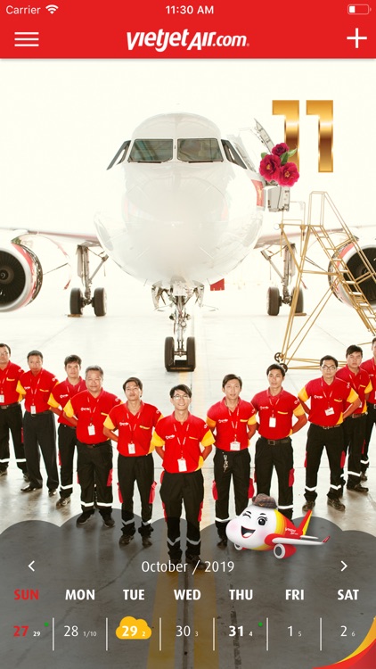 Vietjet Calendar