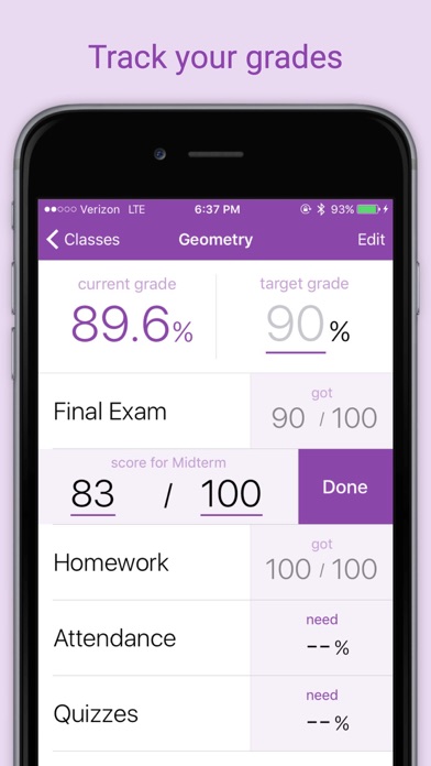 How to cancel & delete Grades - Grade Calculator, GPA from iphone & ipad 1