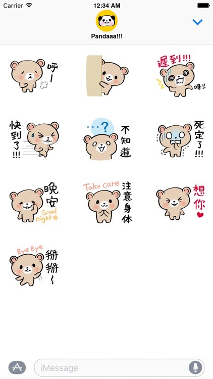 Pretty Teddy Bear Stickers screenshot-4