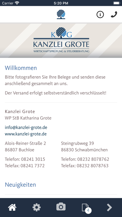 How to cancel & delete Kanzlei Grote Steuern Direkt from iphone & ipad 1
