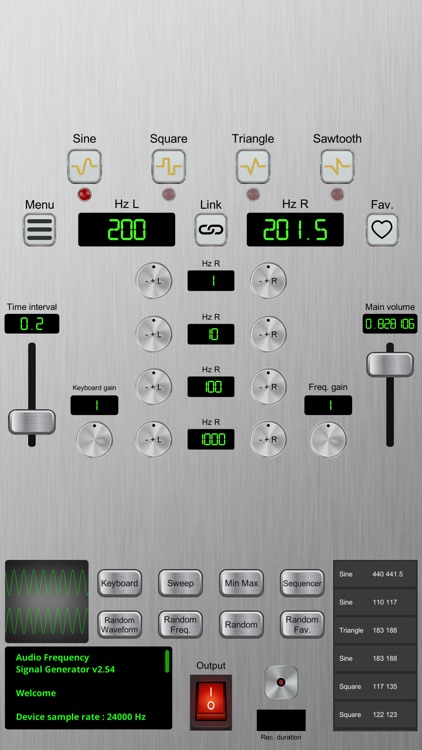 AudioFrequencySignalGenerator screenshot-3