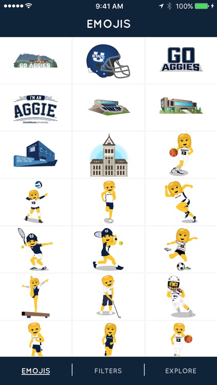 Utah State Emojis & Filters