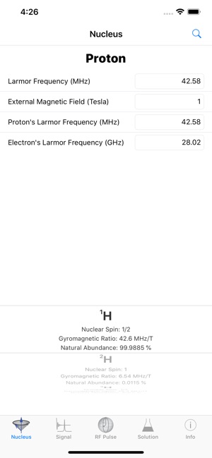 NMR Calculator