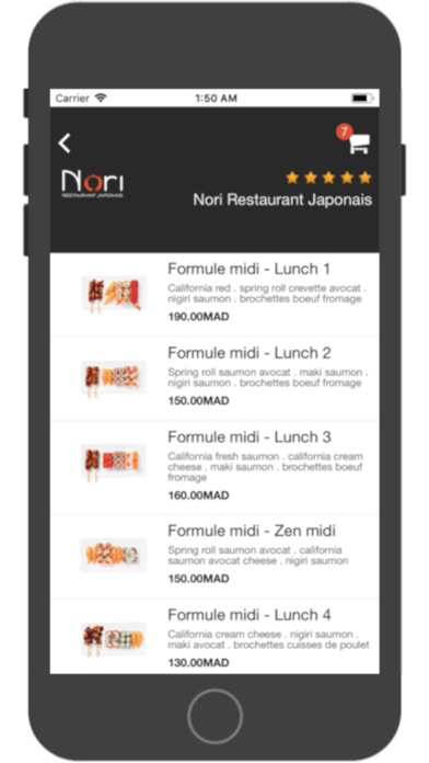 Restaurant Japonais Nori screenshot 4