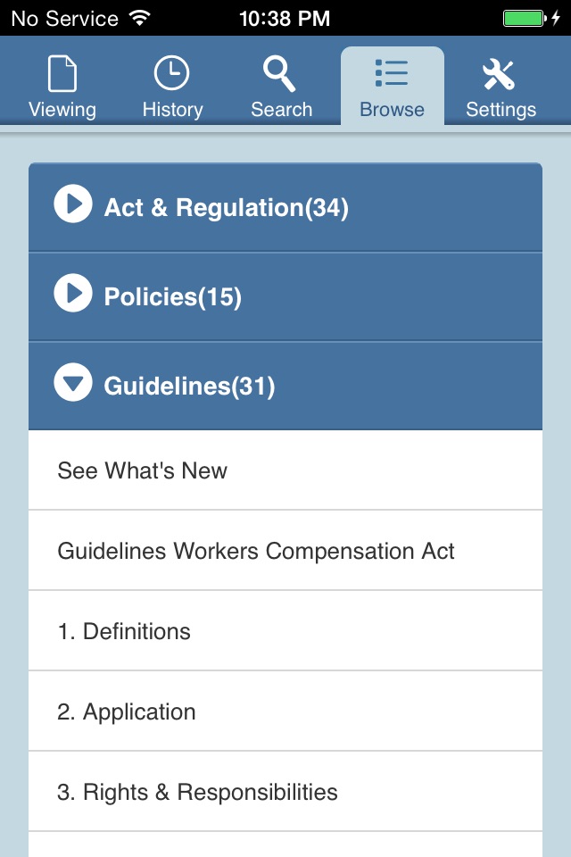 BC OHS Regulation screenshot 2