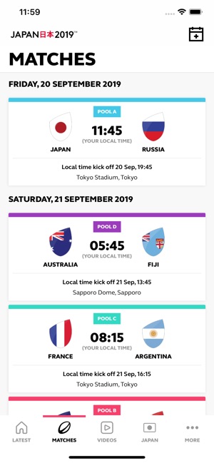 Rugby World Cup 2019(圖2)-速報App