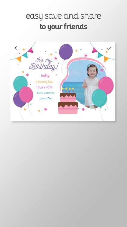 Birthday Party Card Creator