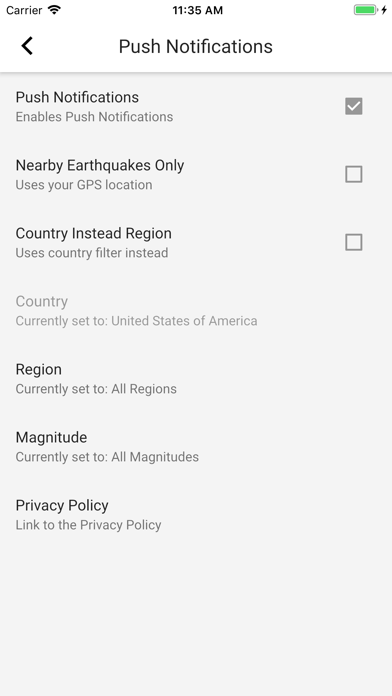 Seismos: Earthquake Monitoring screenshot 4