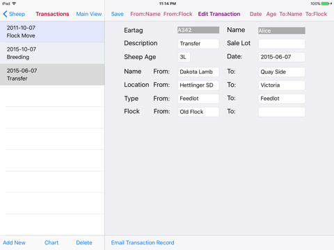 Sheep Transactions screenshot 3