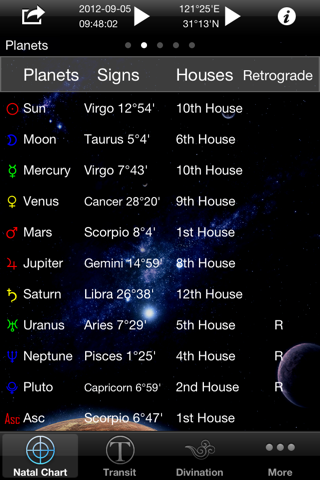 Easy Astro Astrology Charts screenshot 4