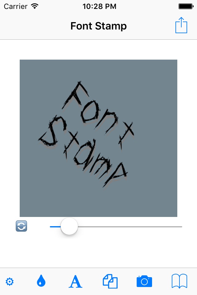 Font Stamp screenshot 2