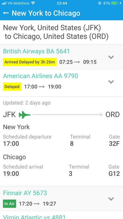 Flights Status screenshot-3