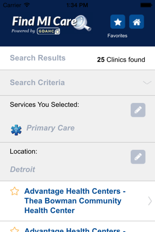 Find MI Care screenshot 3