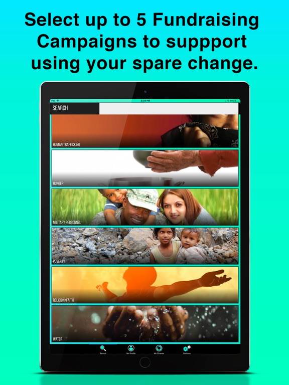 Change Giving screenshot