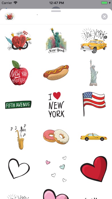 I love New York Sticker screenshot 2
