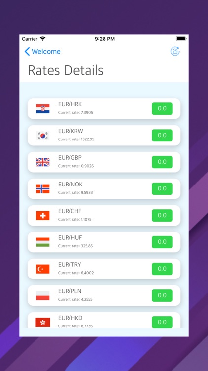 Rate Tracker - Live Currency