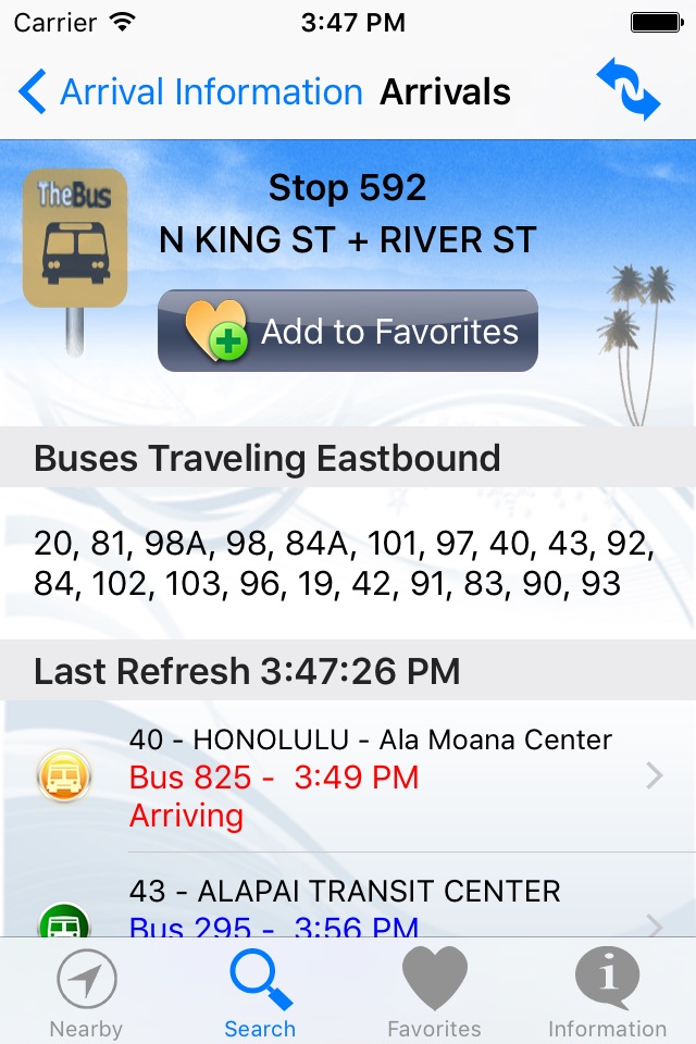 DaBus2 - The Oahu Bus App screenshot 4