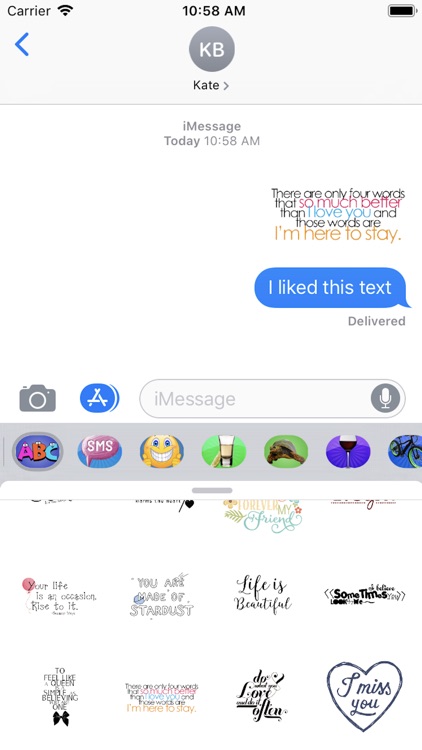 Text-Emojis Stickers