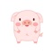 FookPig is a cute and stupid pig emoticon library