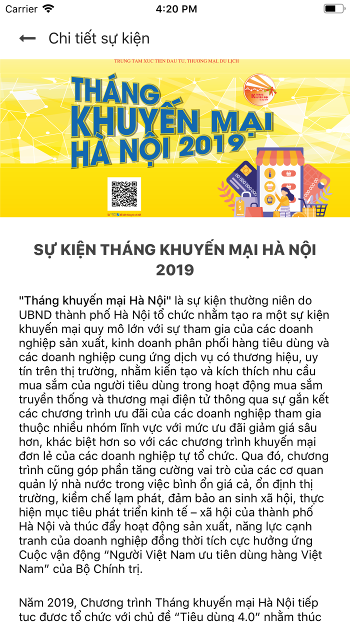 Tháng khuyến mại hà nội
