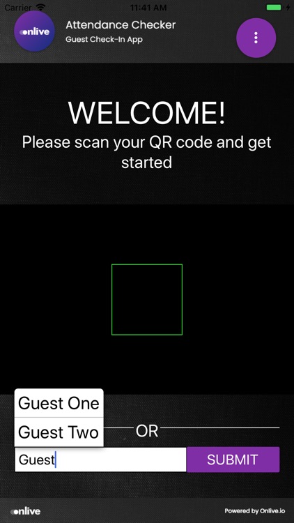 Onlive Guest Check-in